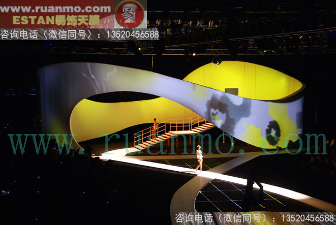 愛(ài)慕新品發(fā)布會(huì)舞臺(tái)背景